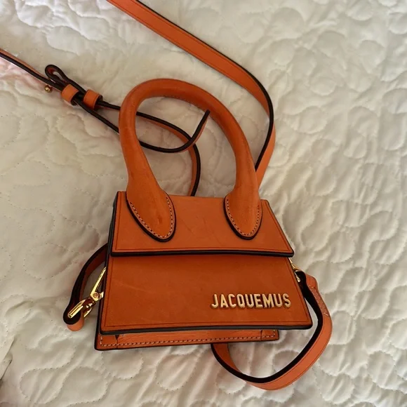 Jacquemus orange mini bag